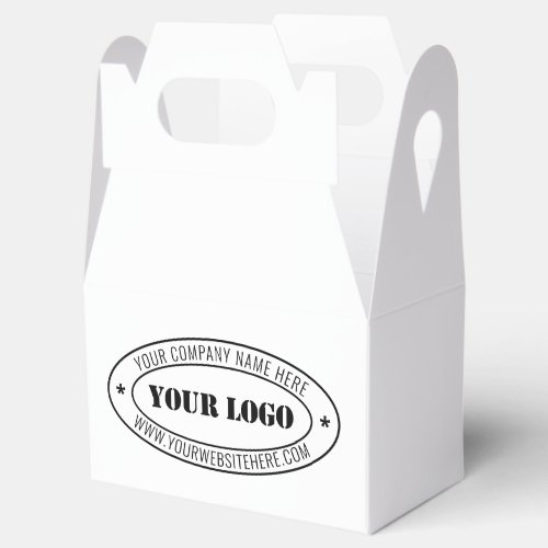 Custom Business Logo Company Stamp _ Personalized  Favor Boxes