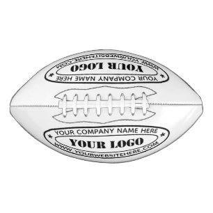 Custom Business Logo Company Stamp - Personalized  Football