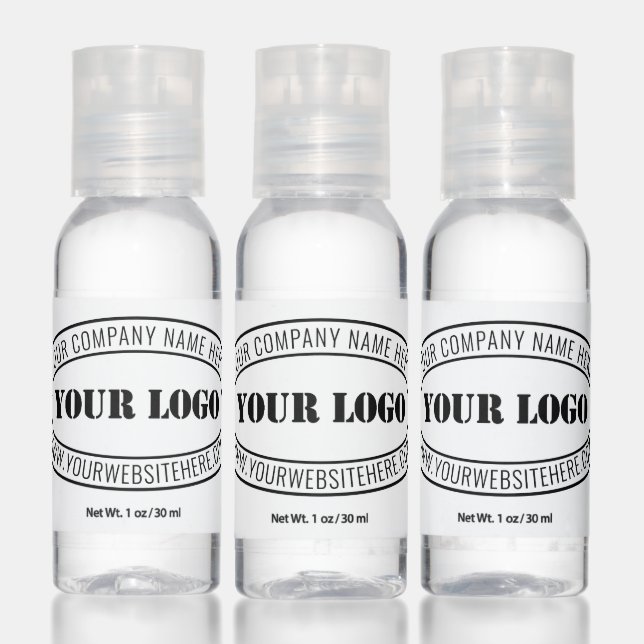 Custom Business Logo Company Stamp - Personalized  Hand Sanitizer (Set)