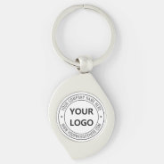 Custom Business Logo Company Stamp - Personalized  Keychain at Zazzle