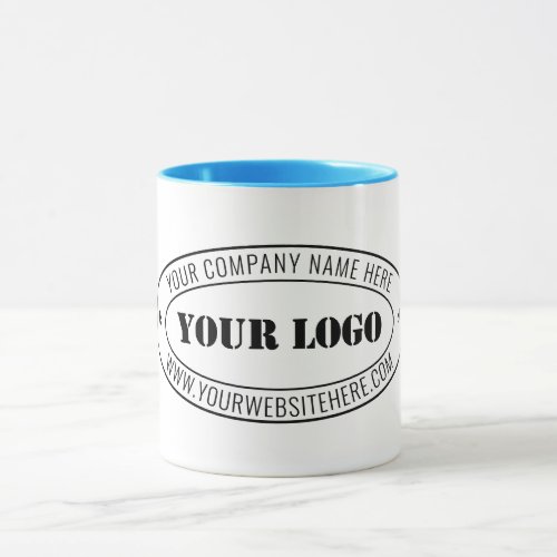 Custom Business Logo Company Stamp _ Personalized  Mug