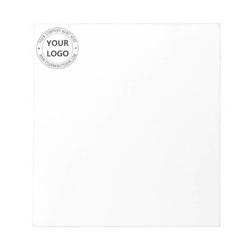Custom Business Logo Company Stamp Personalized  Notepad