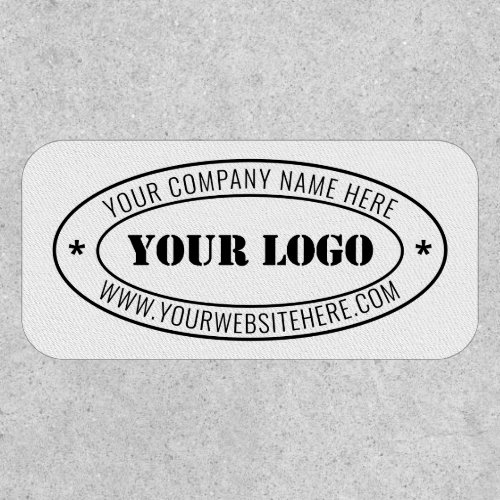 Custom Business Logo Company Stamp _ Personalized Patch