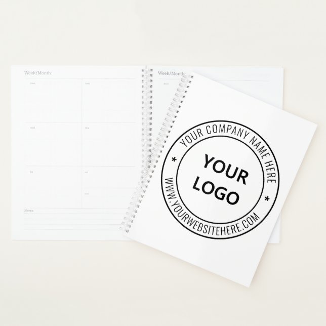 Custom Business Logo Company Stamp - Personalized  Planner (Display)