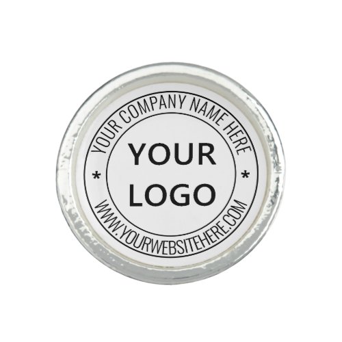 Custom Business Logo Company Stamp _ Personalized  Ring