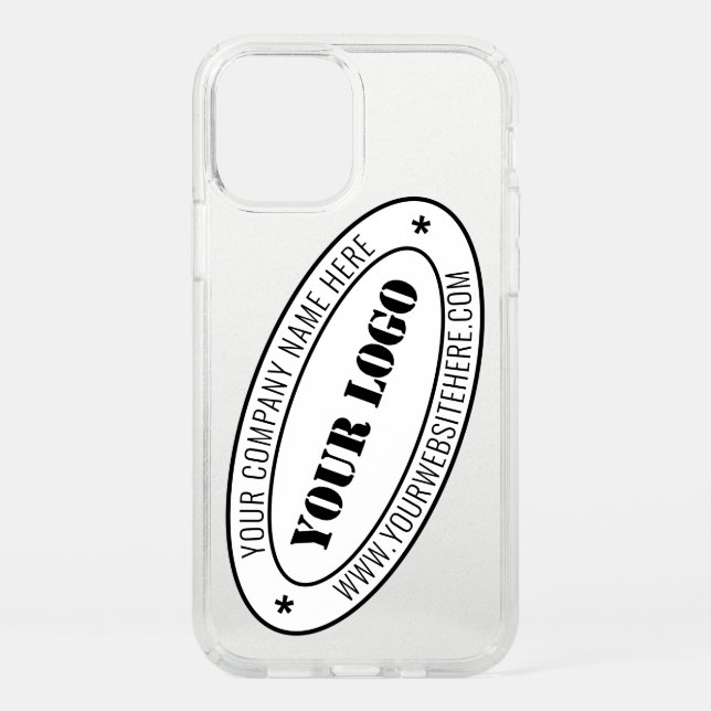 Custom Business Logo Company Stamp - Personalized  Speck iPhone 12 Pro Case (Front)
