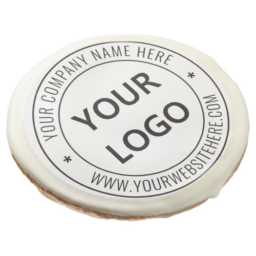 Custom Business Logo Company Stamp _ Personalized  Sugar Cookie
