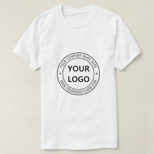 Custom Business Logo Company Stamp Personalized   T_Shirt