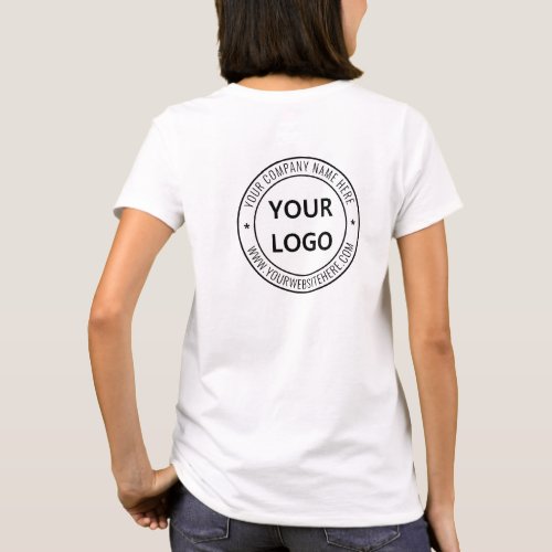 Custom Business Logo Company Stamp Personalized _ T_Shirt