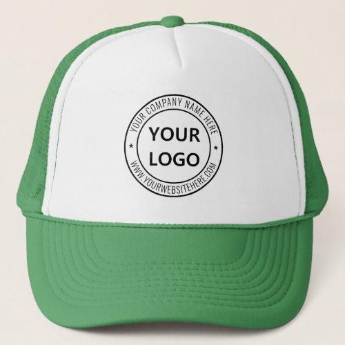 Custom Business Logo Company Stamp Personalized  Trucker Hat