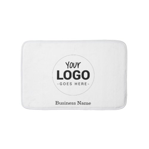 Custom Business Logo Company Template Bath Mat