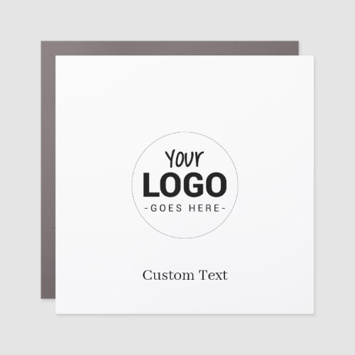 Custom Business Logo Company Template Car Magnet