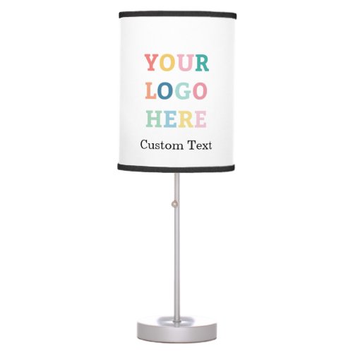 Custom Business Logo Company Template Table Lamp