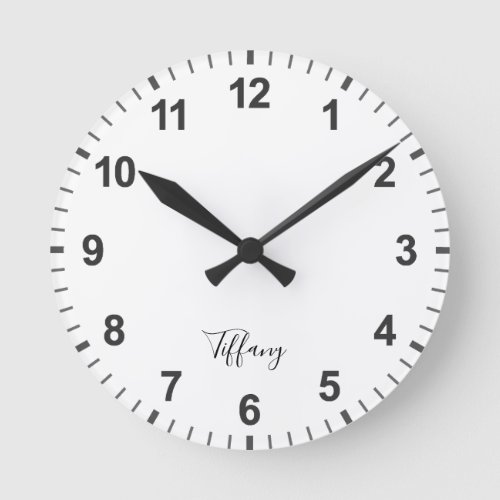 Custom Business Logo Company Template Wall Clock