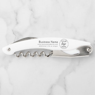 Custom Business Logo Corkscrew