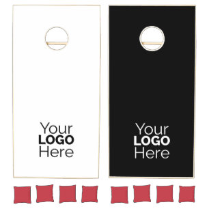 Custom Business Logo Cornhole Set