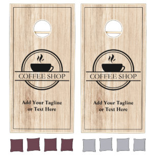 Custom Business Logo Cornhole Set