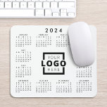 Custom Business Logo Corporate 2024 Calendar Mouse Pad<br><div class="desc">Create your own personalized 2024 calendar mouse pad with your custom company logo. Makes a great promotional giveaway or corporate gift for customers,  vendors,  employees or other special people. No minimum quantity,  no setup fees.</div>