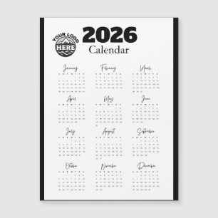 Custom Business Logo Corporate 2026 Calander
