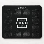 Custom Business Logo Corporate 2026 Calendar Mouse Pad<br><div class="desc">Create your own personalized 2026 calendar mouse pad with your custom company logo. Makes a great promotional giveaway or corporate gift for customers,  vendors,  employees or other special people. No minimum quantity,  no setup fees.</div>