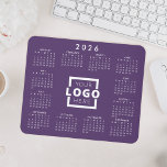 Custom Business Logo Corporate 2026 Calendar Mouse Pad<br><div class="desc">Create your own personalized 2026 calendar mouse pad with your custom company logo. Makes a great promotional giveaway or corporate gift for customers,  vendors,  employees or other special people. No minimum quantity,  no setup fees.</div>