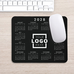 Custom Business Logo Corporate 2028 Calendar Mouse Pad
