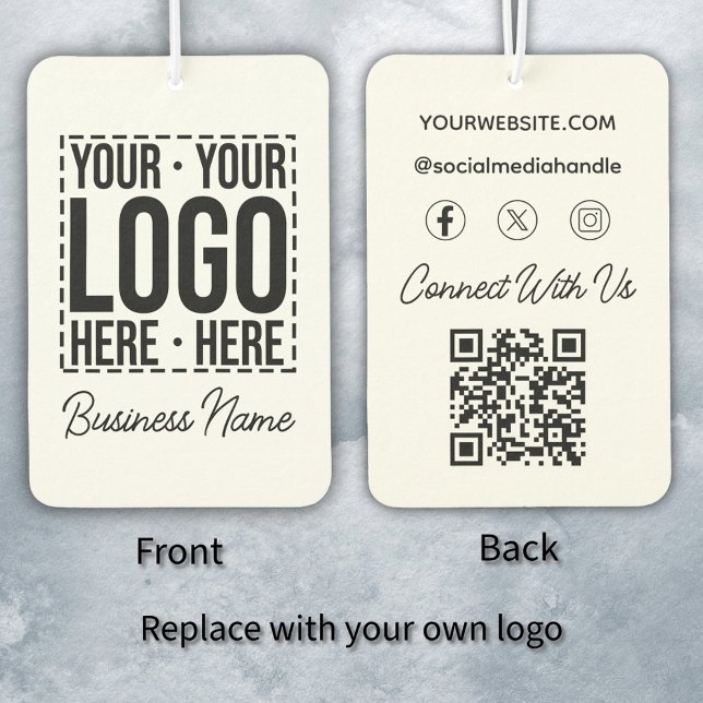 Custom Business Logo Corporate Company Modern Cool Air Freshener (Creator Uploaded)