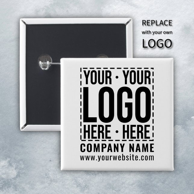 Custom Business Logo Corporate Company Modern Cool Button (Creator Uploaded)