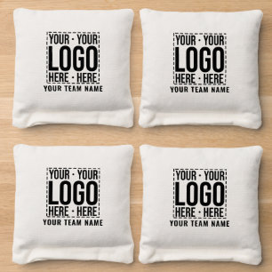 Custom Business Logo Corporate Company Modern Cool Cornhole Bags