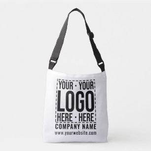 Custom Business Logo Corporate Company Modern Cool Crossbody Bag