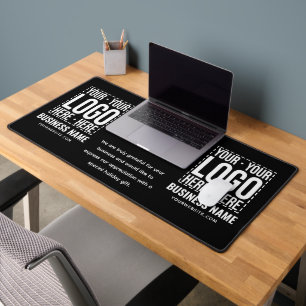 Custom Business Logo Corporate Company Modern Cool Desk Mat