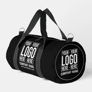 Custom Business Logo Corporate Company Modern Cool Duffle Bag