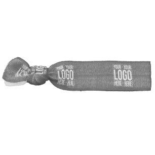Custom Business Logo Corporate Company Modern Cool Elastic Hair Tie