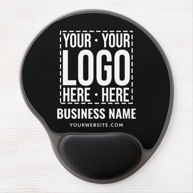 Custom Business Logo Corporate Company Modern Cool Gel Mouse Pad (Front)