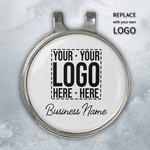 Custom Business Logo Corporate Company Modern Cool Golf Hat Clip