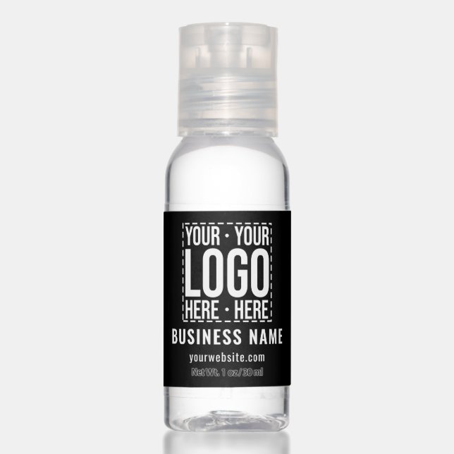 Custom Business Logo Corporate Company Modern Cool Hand Sanitizer (Front)
