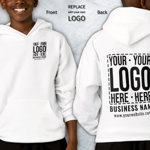 Custom Business Logo Corporate Company Modern Cool Hoodie