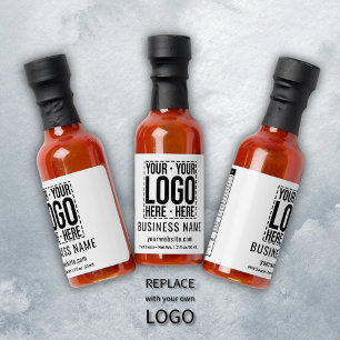 Custom Business Logo Corporate Company Modern Cool Hot Sauces