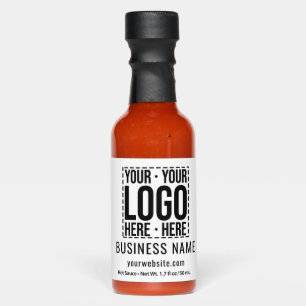 Custom Business Logo Corporate Company Modern Cool Hot Sauces