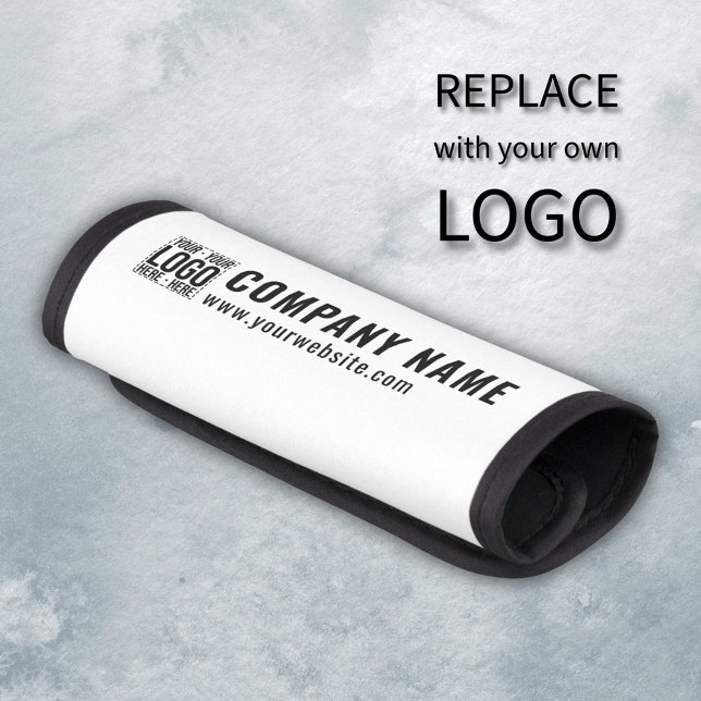 Custom Business Logo Corporate Company Modern Cool Luggage Handle Wrap (Creator Uploaded)