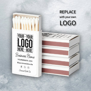 Custom Business Logo Corporate Company Modern Cool Matchboxes