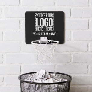 Custom Business Logo Corporate Company Modern Cool Mini Basketball Hoop