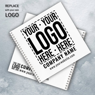 Custom Business Logo Corporate Company Modern Cool Notebook