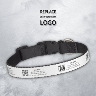 Custom Business Logo Corporate Company Modern Cool Pet Collar