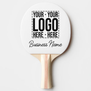 Custom Business Logo Corporate Company Modern Cool Ping Pong Paddle