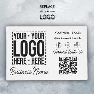 Custom Business Logo Corporate Company Modern Cool Placemat