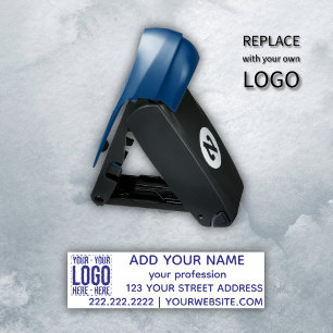 Custom Business Logo Corporate Company Modern Cool Pocket Stamp