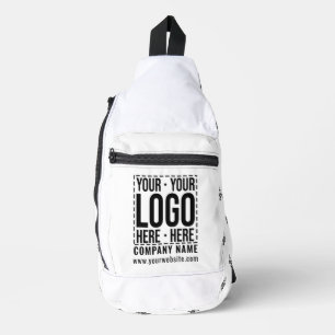 Custom Business Logo Corporate Company Modern Cool Sling Bag