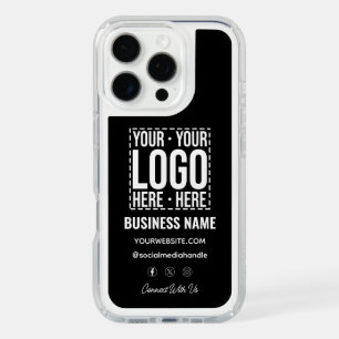 Custom Business Logo Corporate Company Modern Cool iPhone 16 Pro Case