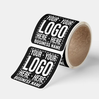 Custom Business Logo Corporate Company Modern Cool Square Sticker